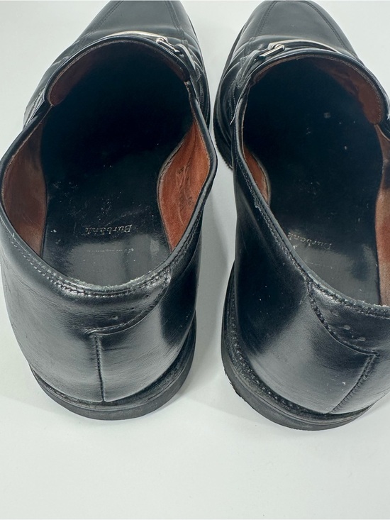 Allen Edmonds Burbank Black Leather Metal Bit Loafer Dress Shoes Slip-On 9.5 E